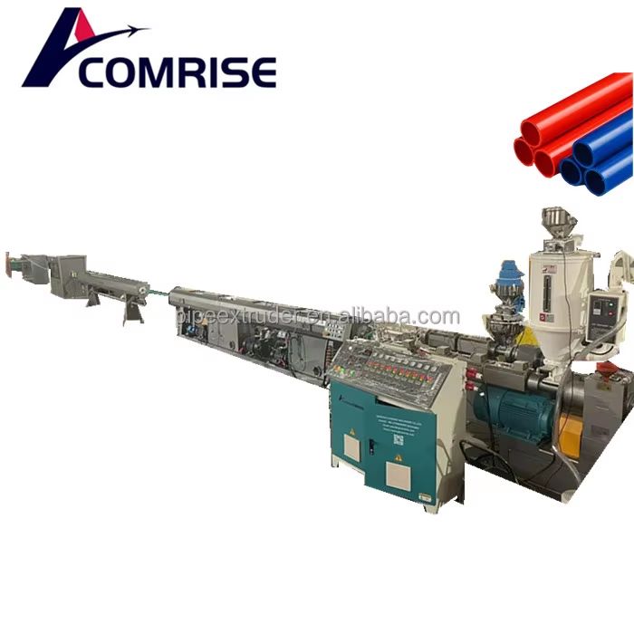 The PE pipe machine was successfully tested in our workshop