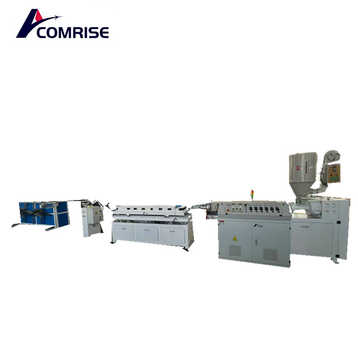 Single wall corrugated pipe production line was successful running