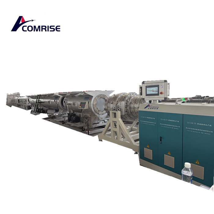 Large diameter PE pipe machine production line
