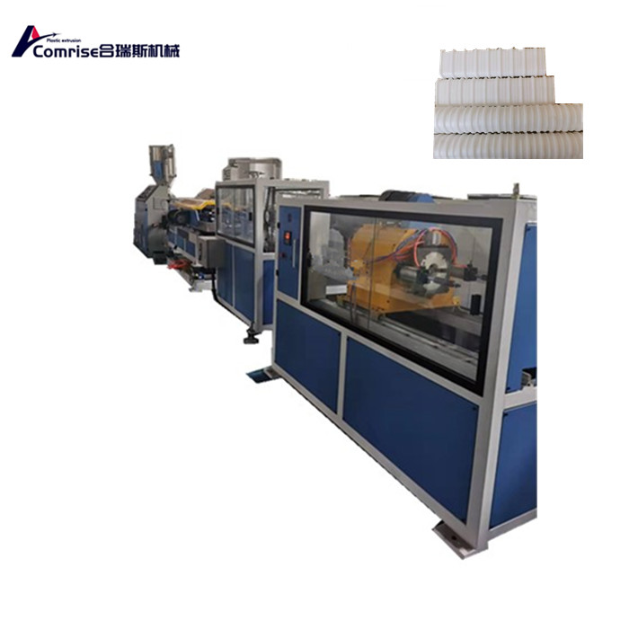 PE Bridge Prestressed Carbon Spiral Corrugated Pipe Machine