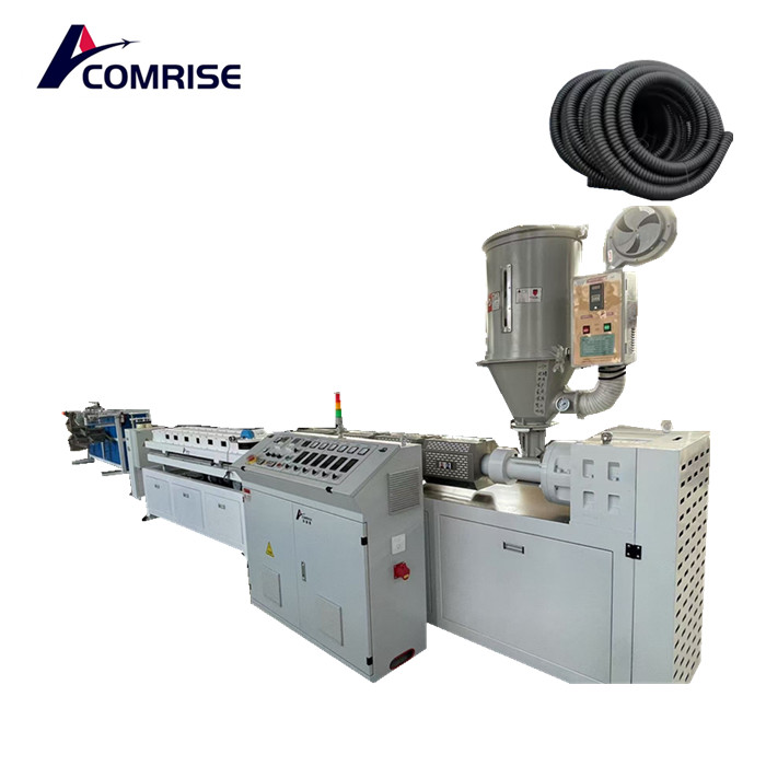 Single wall corrugated pipe production machine